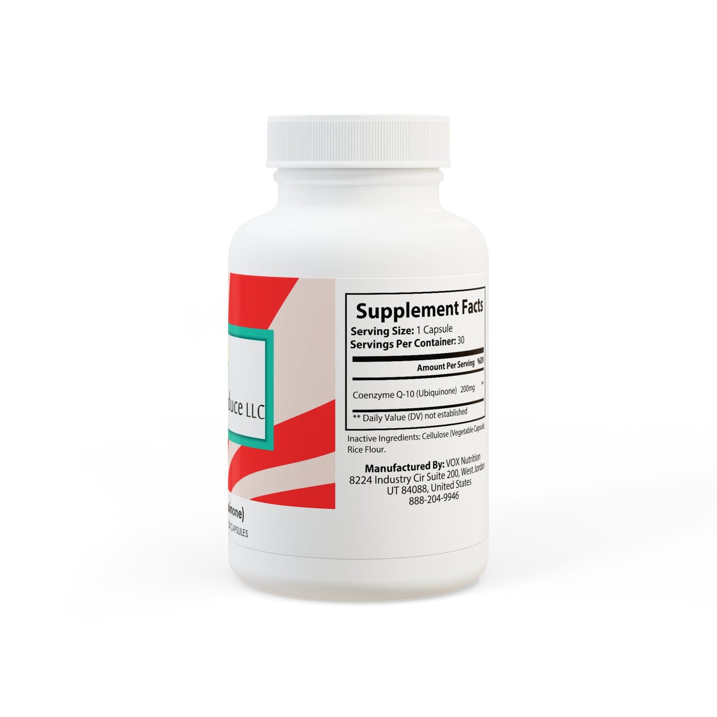 CoQ10 (Ubiquinone) Supplement (30 Capsules)