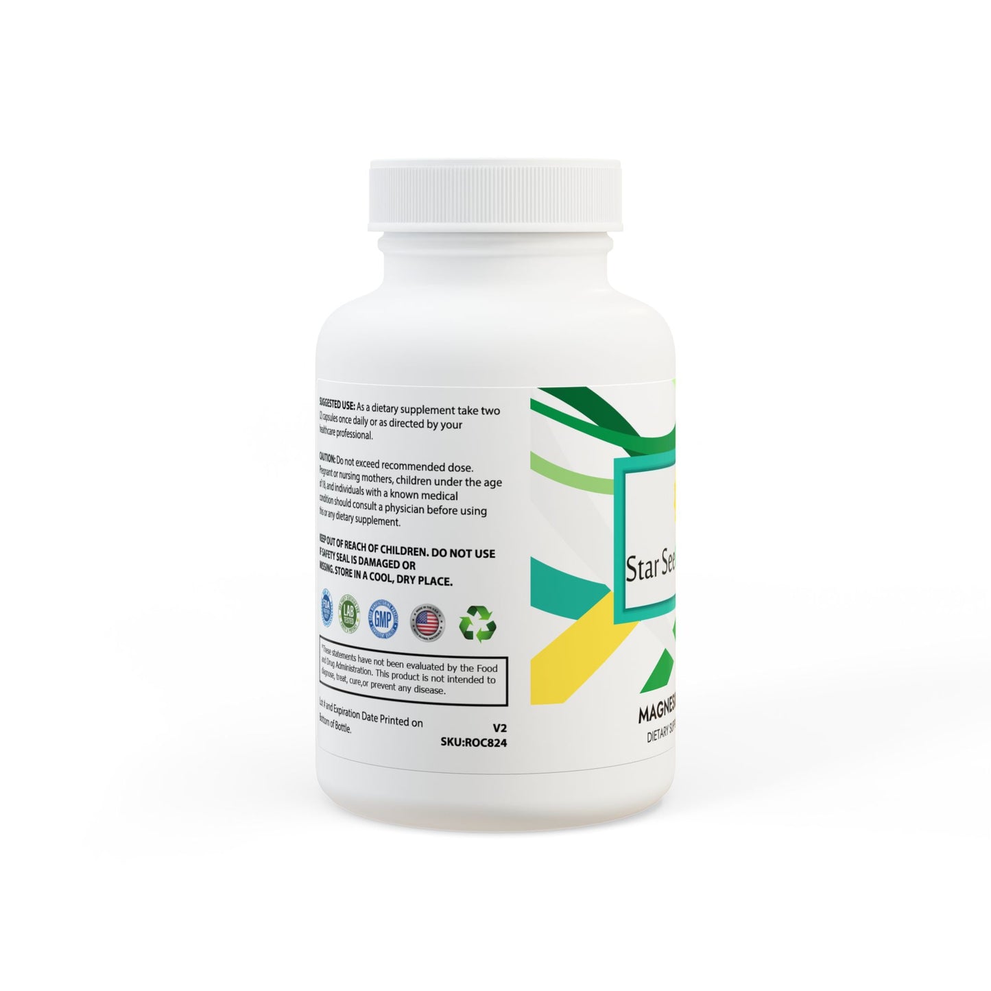 Magnesium Glycinate Supplement (60 Capsules)