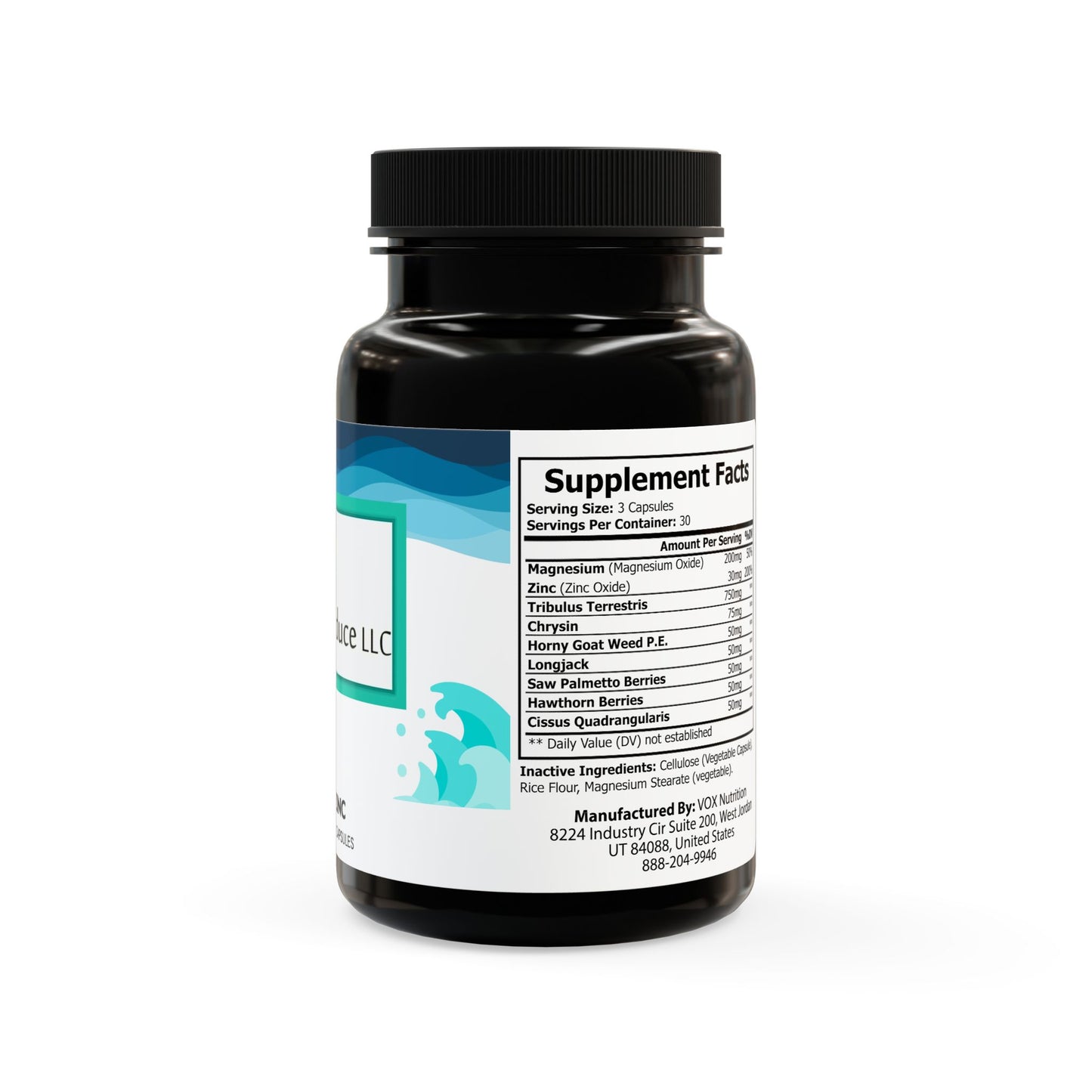 Magnesium Zinc Supplement (90 Capsules)
