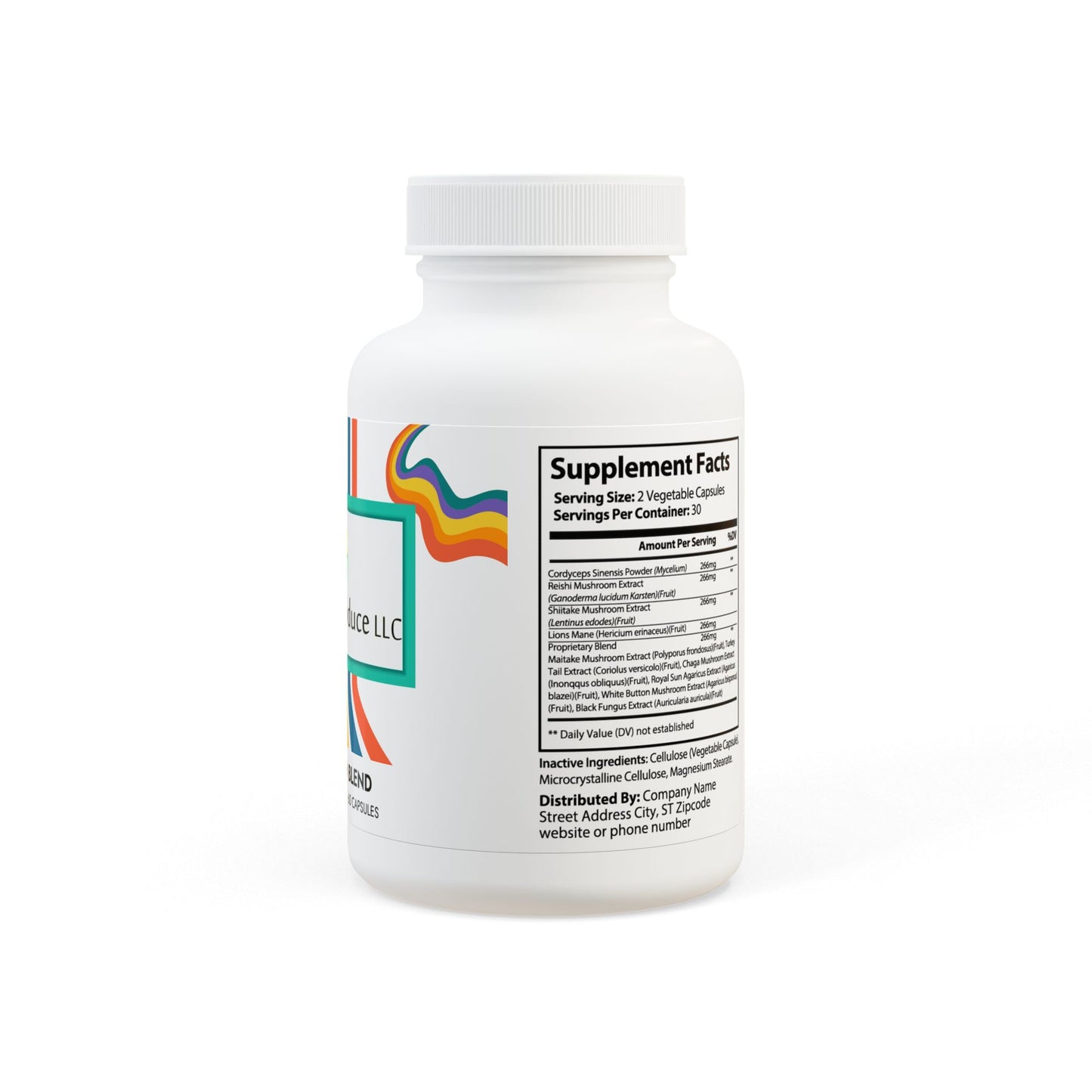 Mushroom Blend Supplement (60 Capsules)