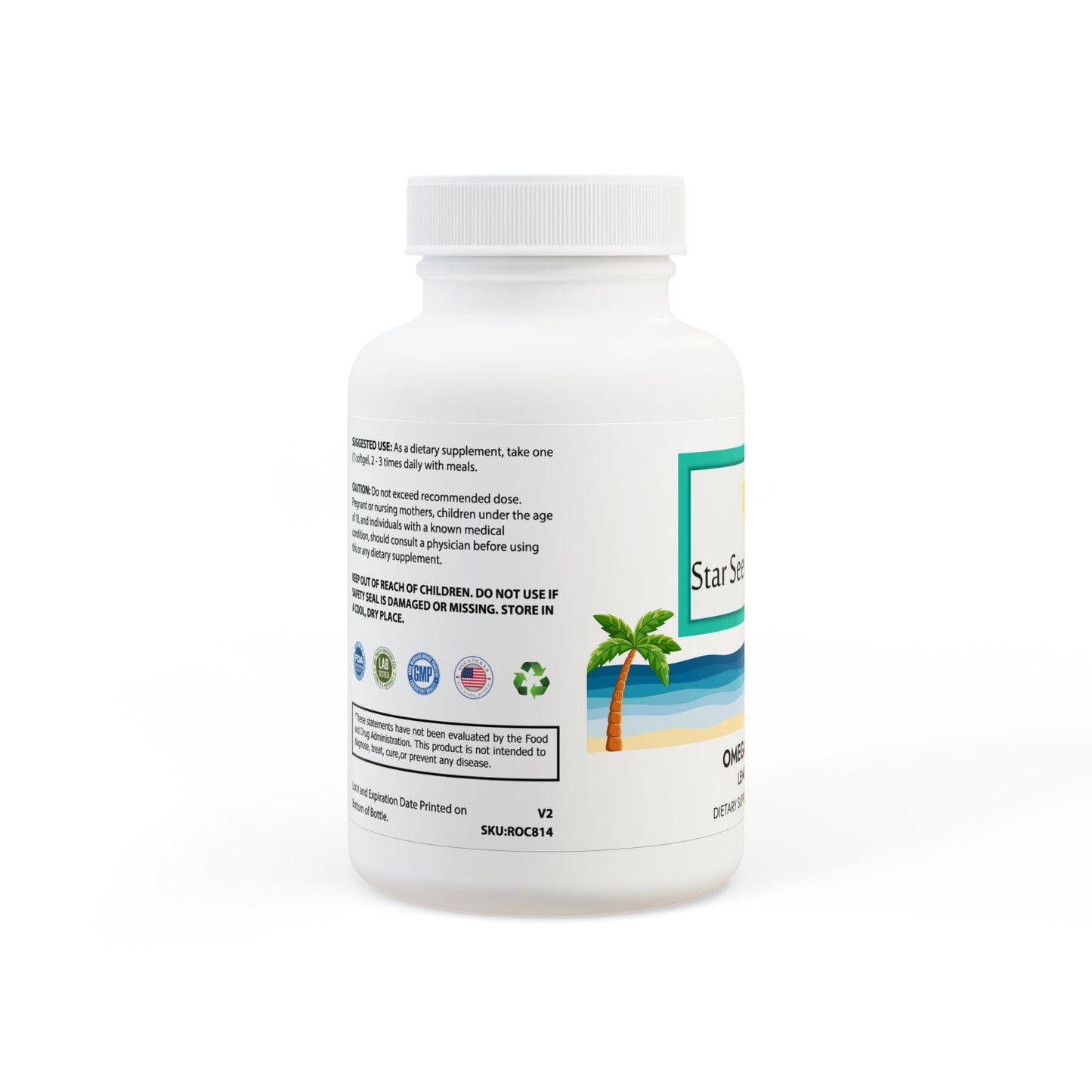 Omega 3 Fish Oil Supplement (60 Softgels)