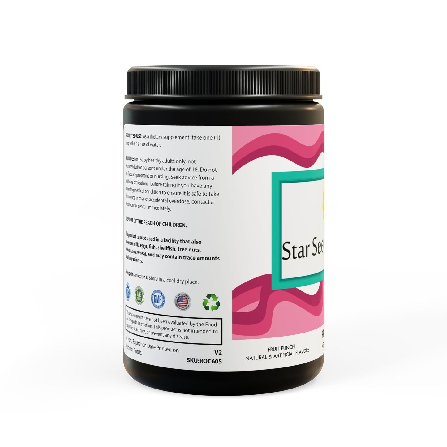 Pre-Workout Supplement, Fruit Punch (204g, 7.1oz)
